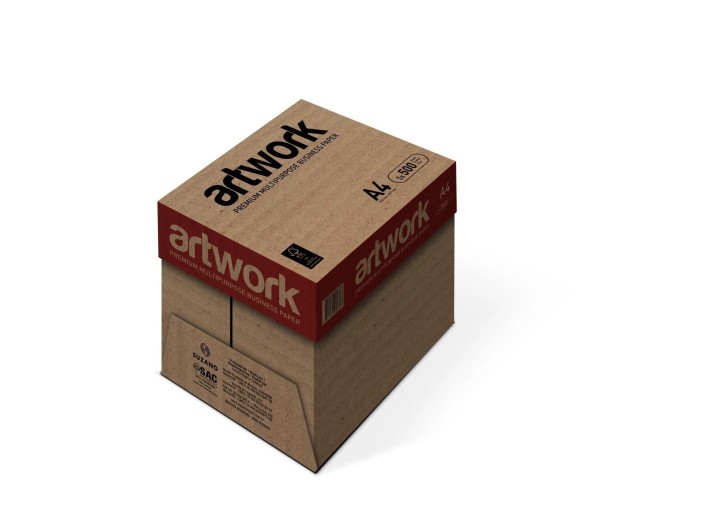 caja 5 paq. 500h a4 papel artwork orange