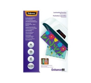 p.100 fundas plastif.adh fellowes a4 80mi. 5302202