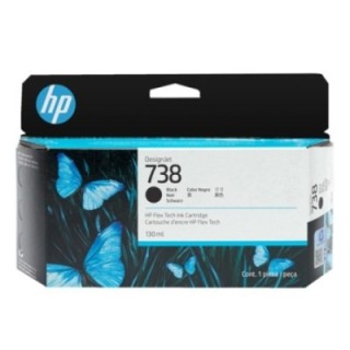 hp cartucho hp designjet 738 negro 130ml