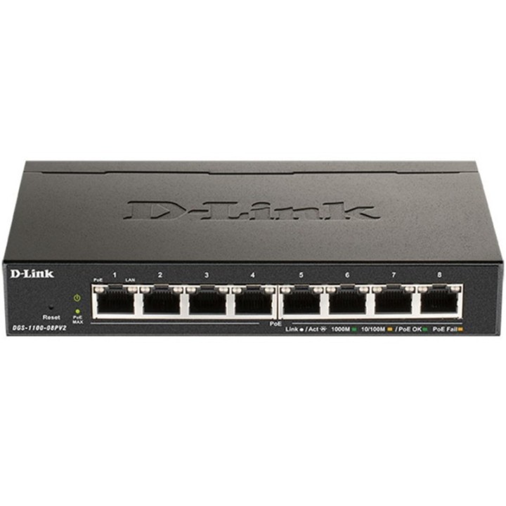 d   link switch d   link 8 puertos gestionable easysmart poe 64w
