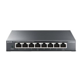 switch gestionable reverse poe tp link rp108ge 7entradas poe y 1salida poe gigabit 1puerto de salida