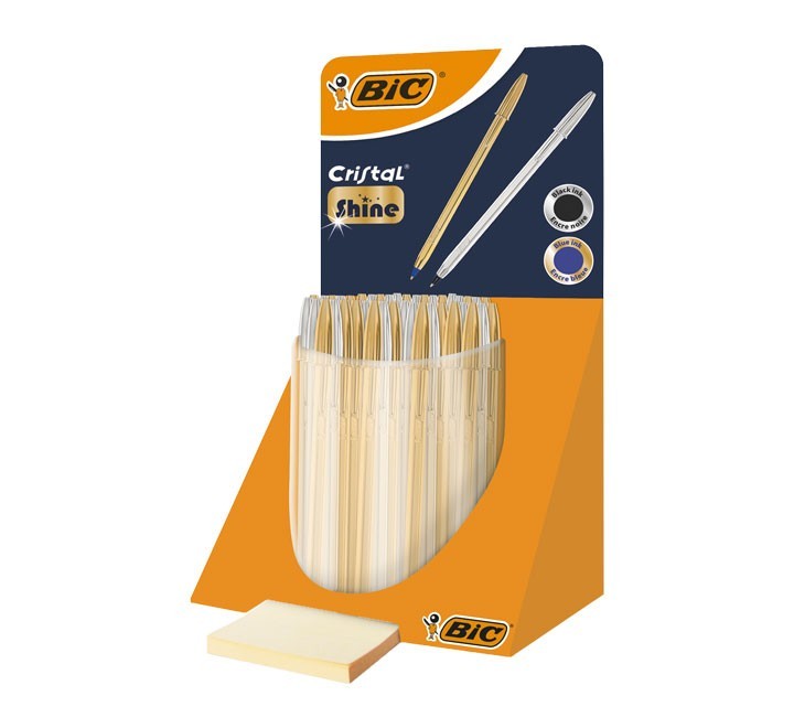 expositor 40u. bic cristal glace