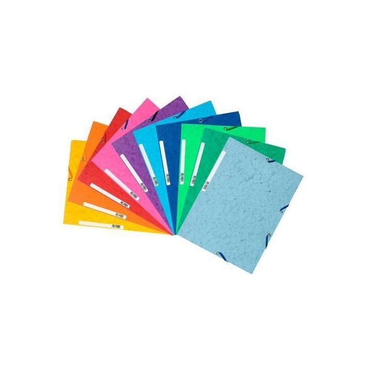 carp exacompta gomas y solap a4 stdo vivos pack  10 unidades
