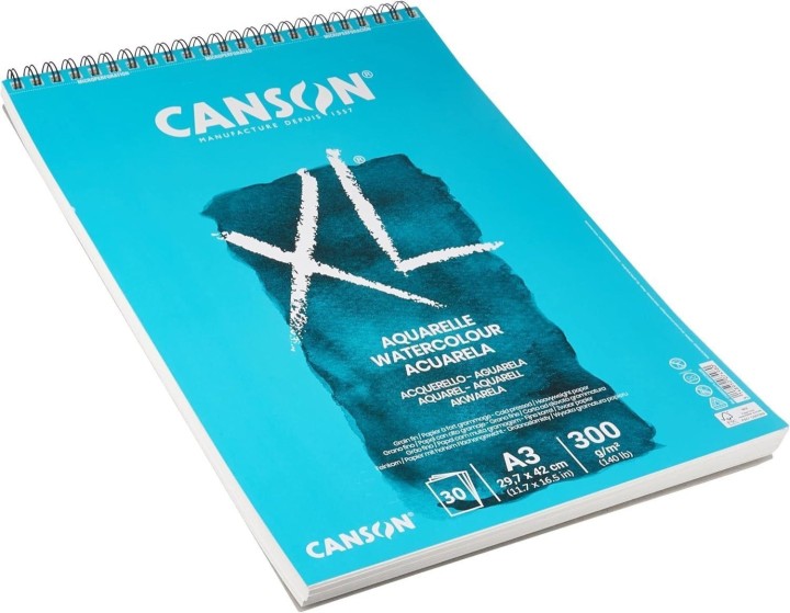 bloc dibujo canson xl aquarelle a3 30h 300gr