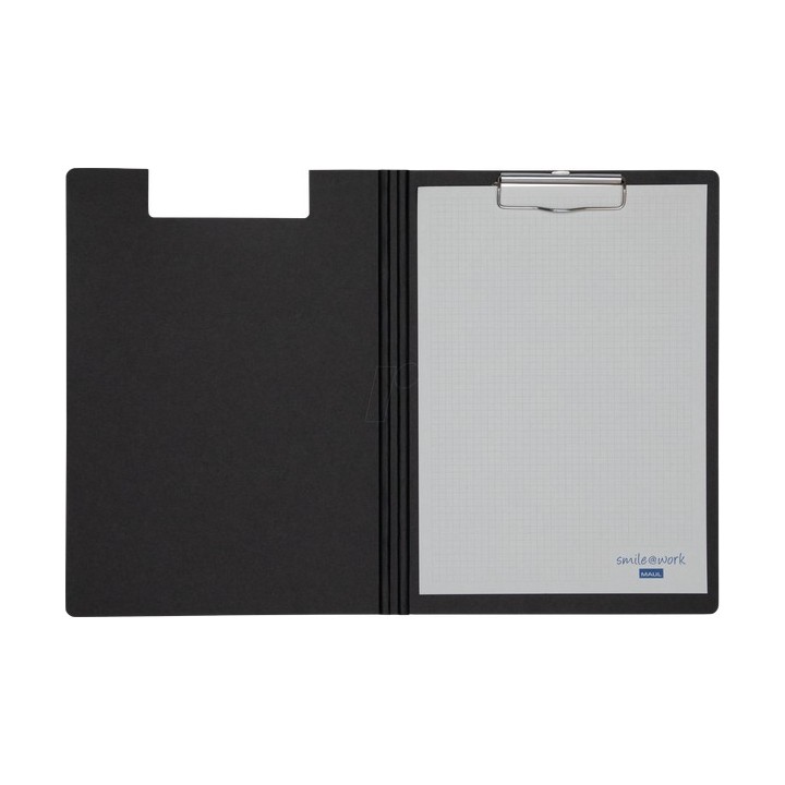 carpeta maul c/tapa+clip a4 negro