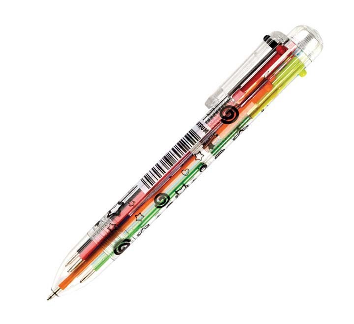 desc.  boligrafo 0.7mm 6 colores en 1 pack  24 unidades