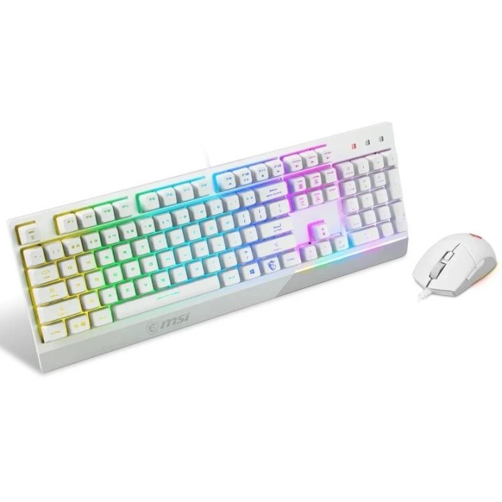 msi teclado + rat?n vigor gk30 combo white