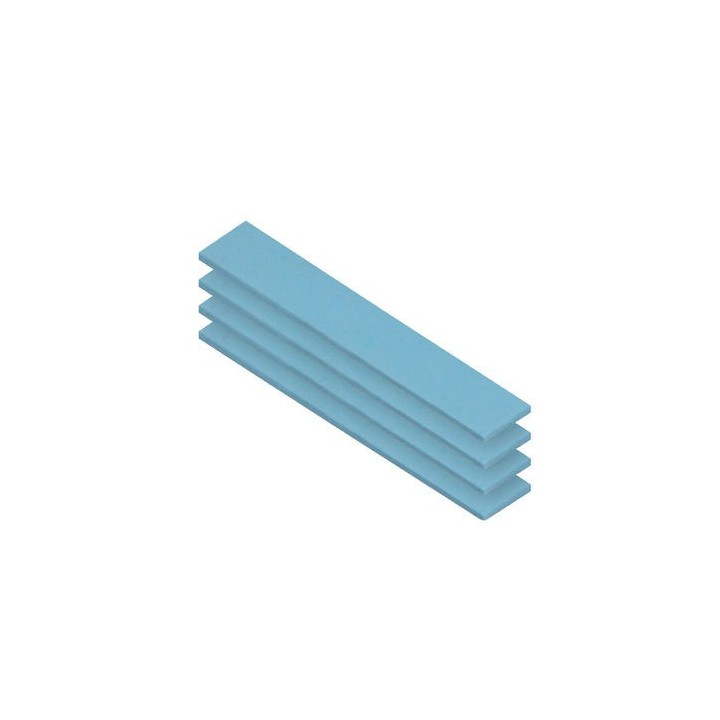 almohadilla pasta termica arctic 120x20x1,5mm azul pack de 4
