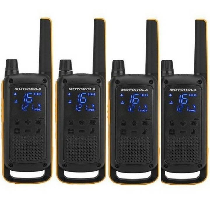 motorola t82 extreme walkie talkie 10km 16ch quad