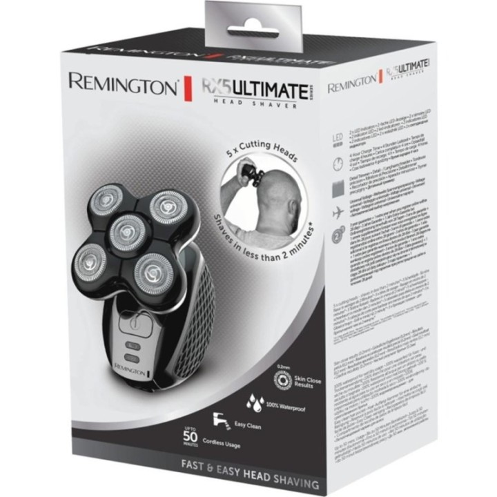 afeitadora de cabeza remington ultimate series rx5 xr1500