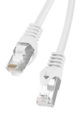 cable red lanberg latiguillo cat.6 ftp 0.5m blanco fluke passed
