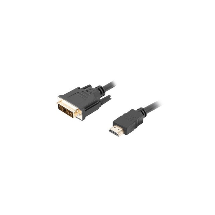 lanberg cable hdmi lanberg macho    dvi   d 18+1 macho single link 1.8m negro