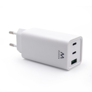 ewent cargador rapido ewent ew1323 65w 2 x usb tipo c 1 x usb tipo a
