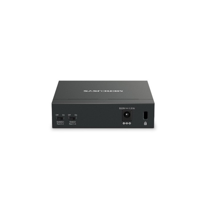 mercusys mercusys ms105gp switch gigabit ethernet  10/100/1000  energia sobre ethernet  poe  negro