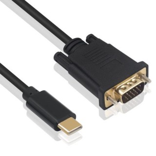 ewent ec1052 adaptador de cable de video 1,8 m usb tipo c vga (d-sub)