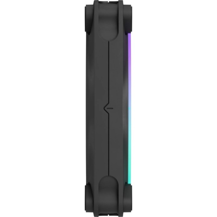 fractal design fractal ventilador caja  momentum 12 rgb 3 pack black fd f m
