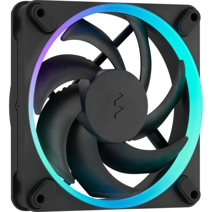 fractal design fractal ventilador caja  momentum 12 rgb 3 pack black fd f m