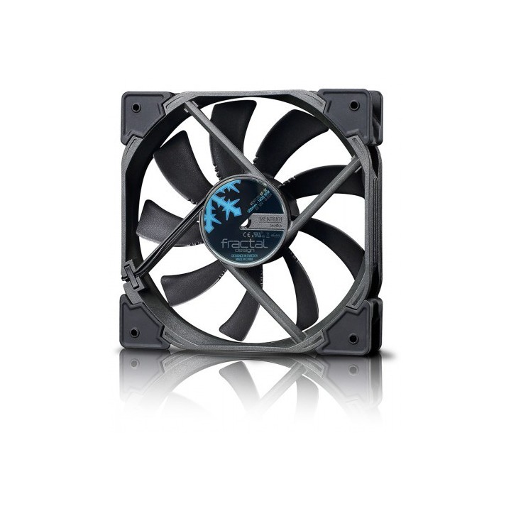 fractal design fractal design venturi hp 14 pwm carcasa del ordenador ventilador 14 cm negro, gris