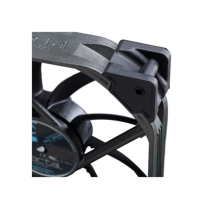 fractal design fractal design venturi hp 14 pwm carcasa del ordenador ventilador 14 cm negro, gris