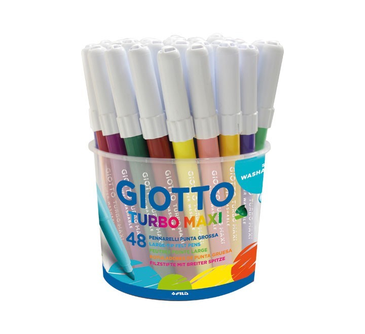 bote 48un rotuladores giotto turbo maxi 521400