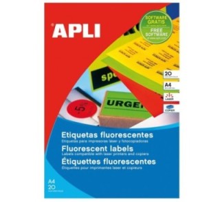 blister 20h. apli naranja fluo 99.1x67.7