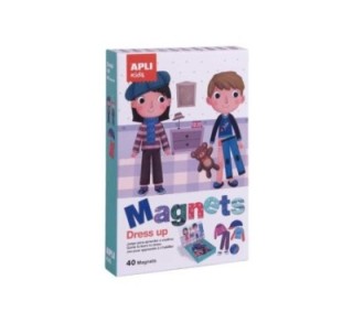 desc  juego 30 pz. magneticas apli dress up educat.