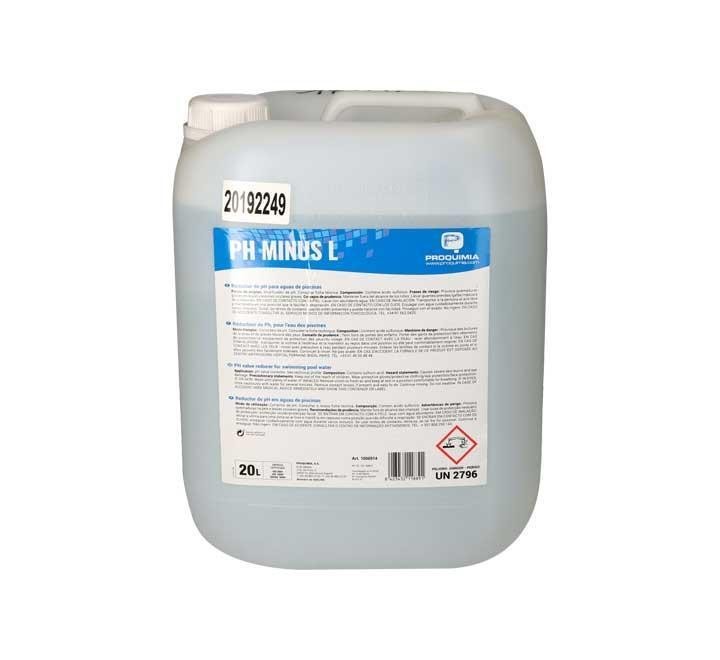 garrafa reductor ph minus 20l