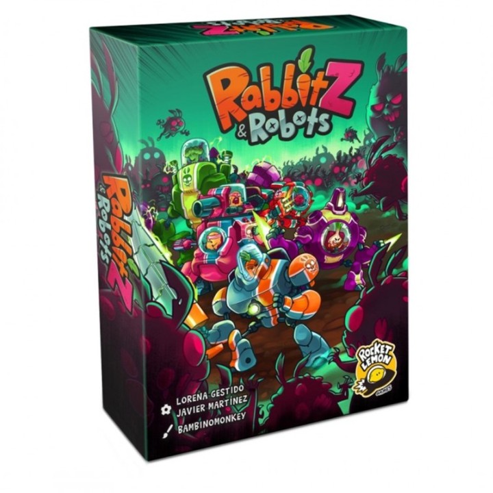 rocket lemon games sl juego de mesa rabbitz and robots