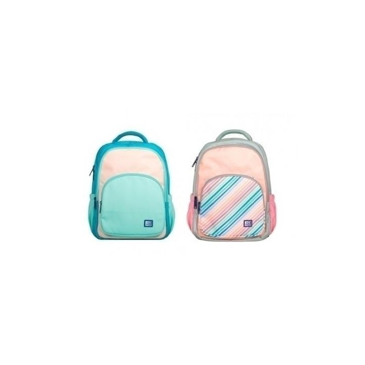 mochila oxford color block reversible