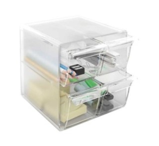 archicubo c/4 cajones peq. cristal 6704 c