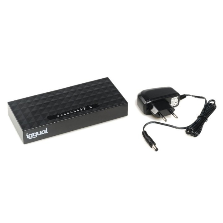 iggual ges8000 switch 8xgb gigabit 1000 mbps