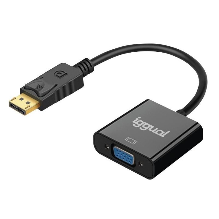 iggual adaptador displayport  m  a vga  h