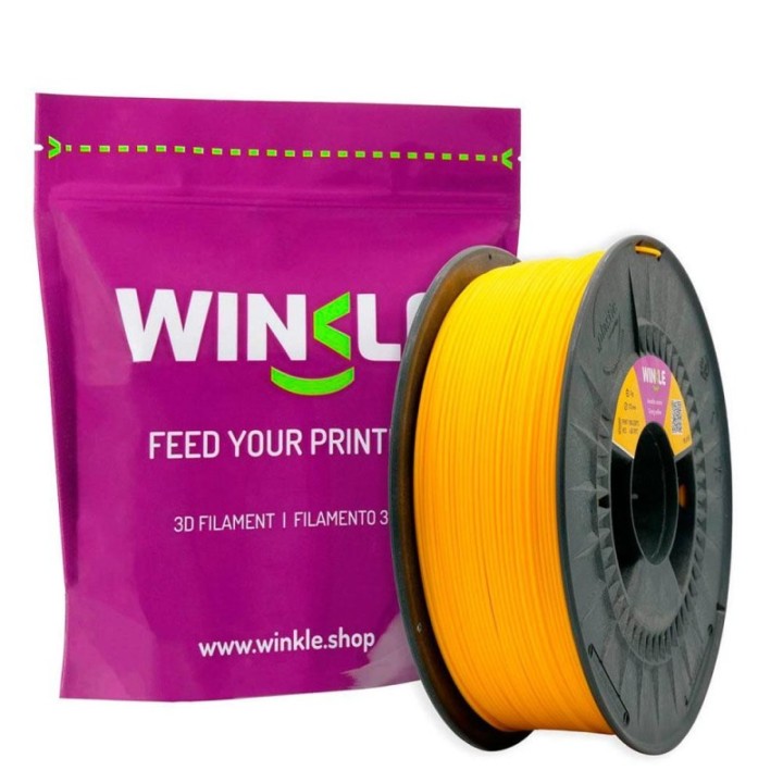 winkle filamento amarillo canario winkle pla   hd   1.75mm   impresora 3d   1 kg