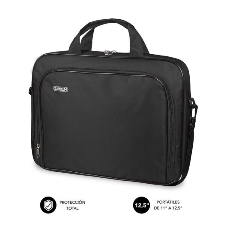 subblim maletin subblim oxford para portatil 11 pulgadas   12.5 pulgadas negro
