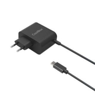 cargador automatico coolbox 65w usb c gan
