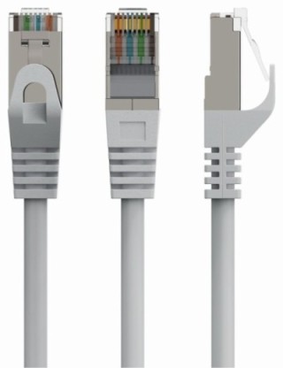 cable red gembird ftp cat6a lszh 0,25m gris