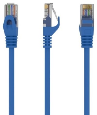 cable red gembird utp cat6 0,5m azul