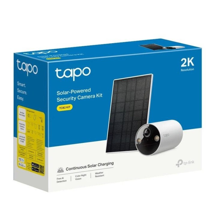 tp link tc82 kit c?mara wifi 2k bater?a pane solar
