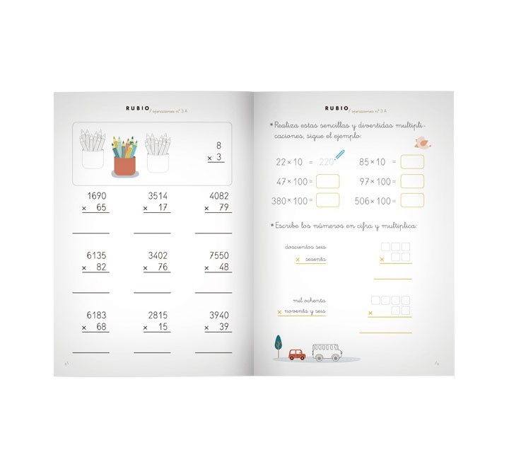 pack 10 cuadernos rubio problemas 3 p3a