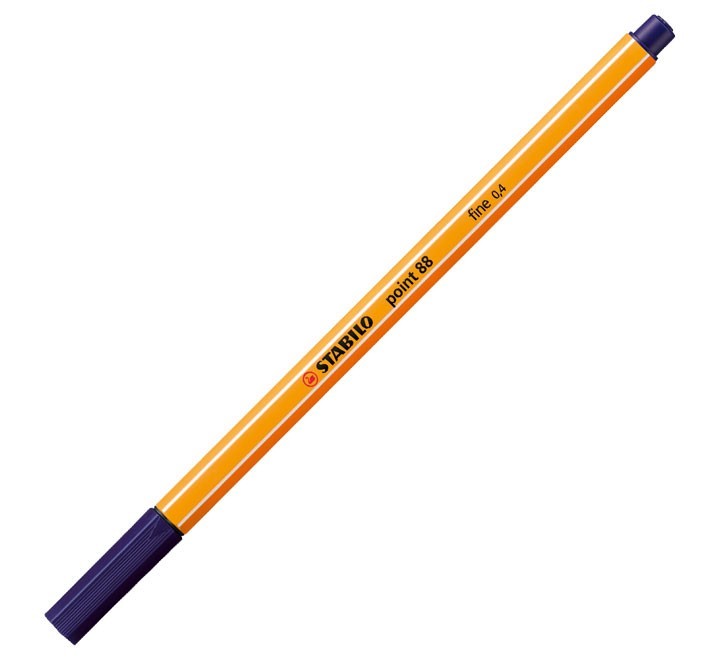 rotulador stabilo point 88 0.4mm az noche