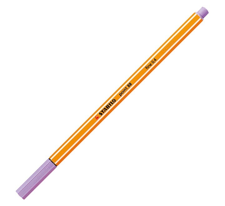 rotulador stabilo point 88 0.4mm lila claro