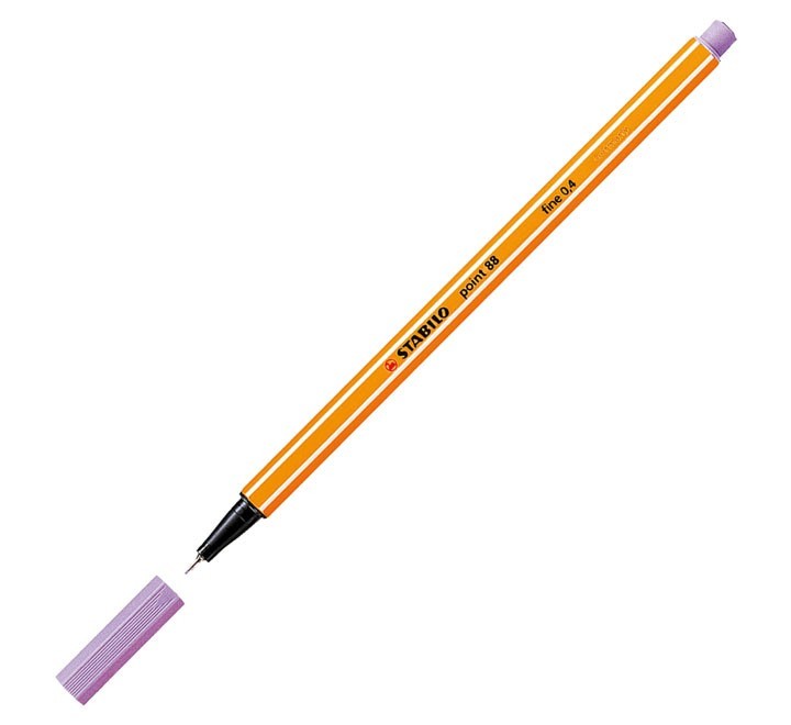rotulador stabilo point 88 0.4mm lila claro