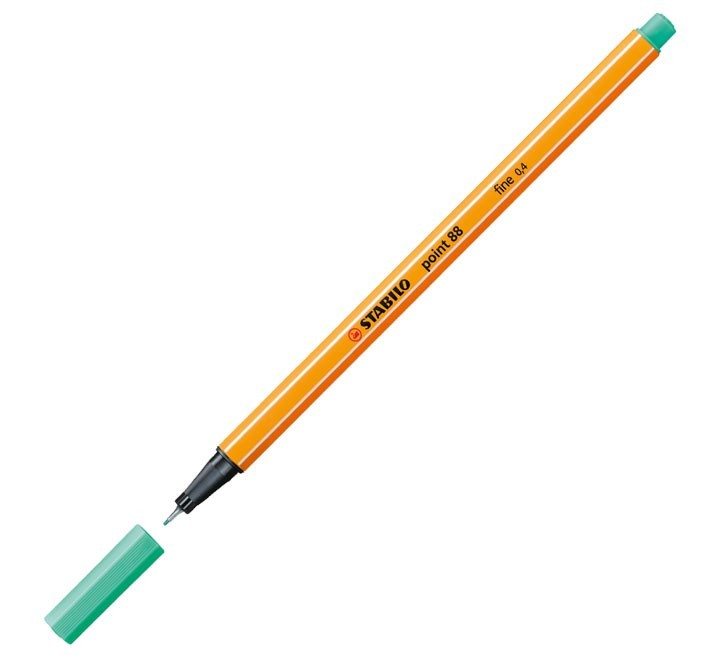 rotulador stabilo point 88 0.4mm verde hielo