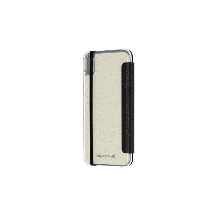 moleskine et9cbpxsmclr funda para telefono movil 16,5 cm (6.5) folio negro, transparente