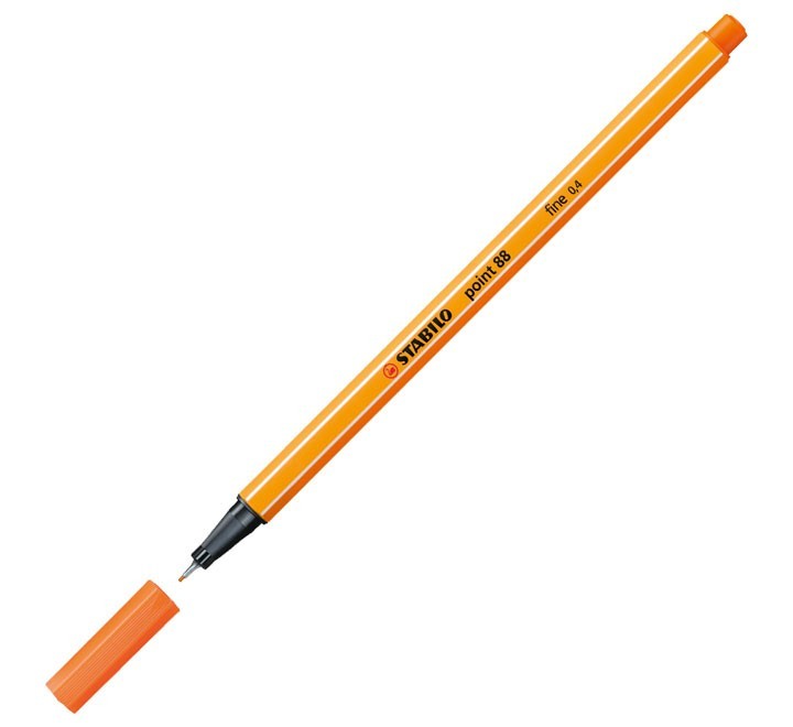 rotulador stabilo point 88 0.4mm bermellon 88/30