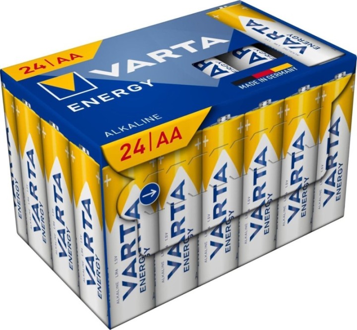 pack 24 pilas varta alcalina aa lr6
