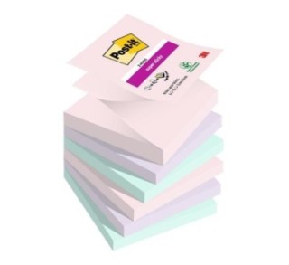 pack 6 bloc z notas post it 76x76mm soul