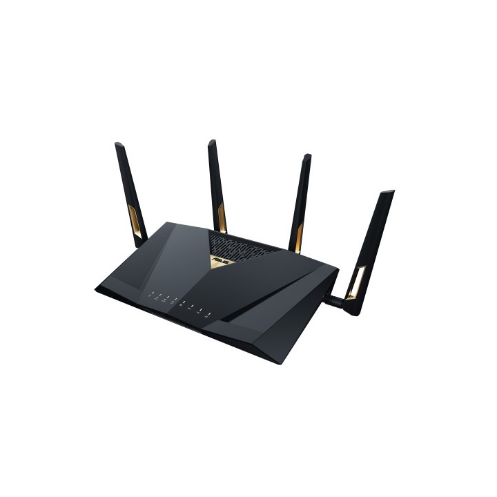 asus asus rt be88u router inalambrico 10 gigabit ethernet doble banda  2,4 ghz / 5 ghz  negro, gris
