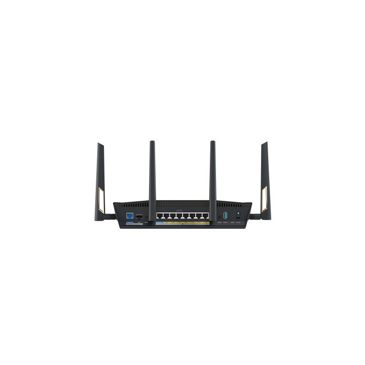 asus asus rt be88u router inalambrico 10 gigabit ethernet doble banda  2,4 ghz / 5 ghz  negro, gris