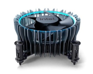 intel intel laminar rm1 procesador ventilador negro, azul